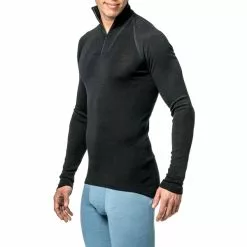 Woolpower Zip Turtleneck Lite -pyöräkauppa 49918 4 black