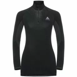 Odlo W's Bl Top Turtle Neck L/S Half Zip Performa