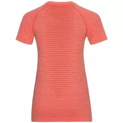 Odlo T-Shirt S/S Crew Neck Seamless Element Women -pyöräkauppa 62722 2 hotcoralmelange