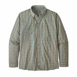 Patagonia M's L/S Sun Stretch Shirt -pyöräkauppa 67954 1 watershedsmolderblue