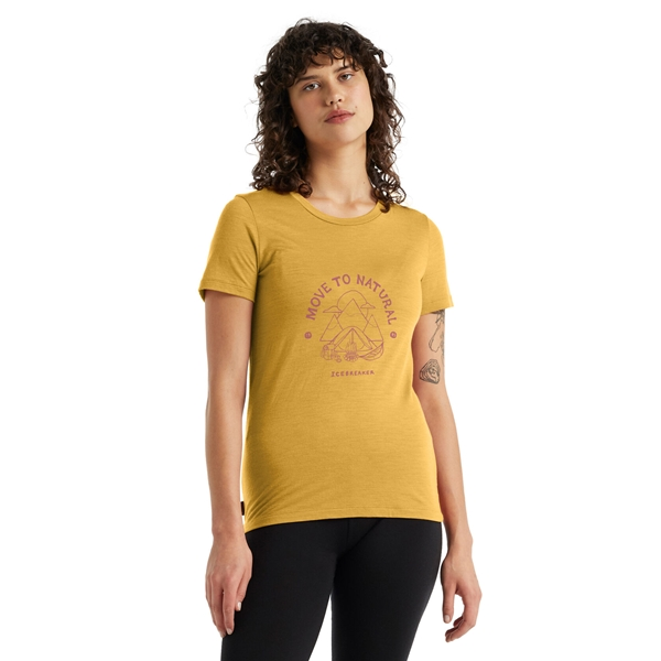 Icebreaker W Tech Lite II SS Scoop Tee Canopy Campe 1 Icebreaker W Tech Lite II SS Scoop Tee Canopy Campe