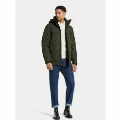 Didriksons Sebastian Unisex Jacket 3 -pyöräkauppa 75192 6 deepgreen