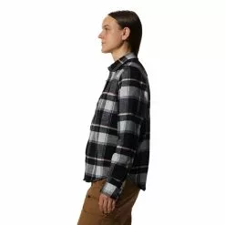 Mountain Hardwear Plusher™ Long Sleeve Shirt Women 11 Mountain Hardwear Plusher™ Long Sleeve Shirt Women -pyöräkauppa 75246 2 blacktartanplaid