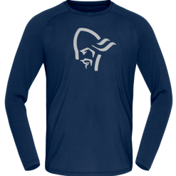 Norröna Norrøna Pureull Long Sleeve M's -pyöräkauppa 76109 1 indigonight