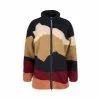 Knowledgecotton Apparel Teddy Printed High Neck Zip Jacket - Grs/Vegan