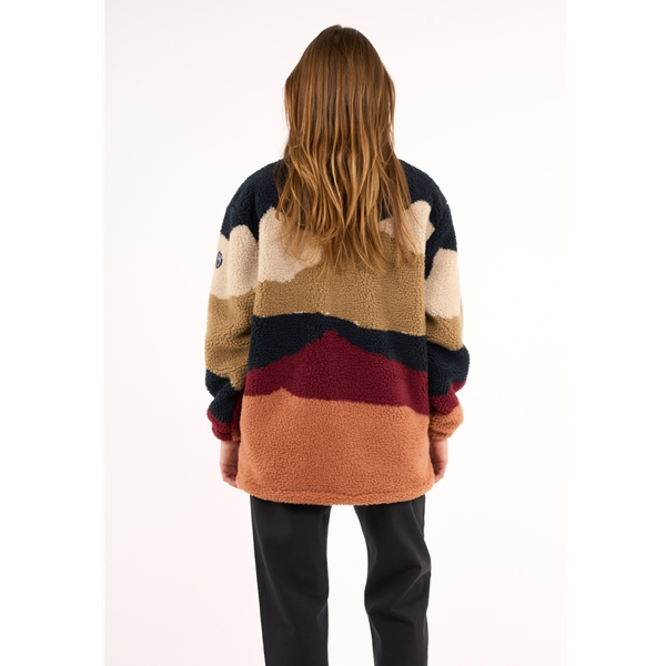 Knowledgecotton Apparel Teddy Printed High Neck Zip Jacket - Grs/Vegan 4 Knowledgecotton Apparel Teddy Printed High Neck Zip Jacket - Grs/Vegan - Image 4