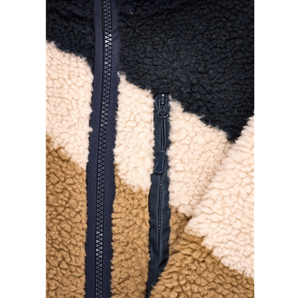 Knowledgecotton Apparel Teddy Printed High Neck Zip Jacket - Grs/Vegan 6 Knowledgecotton Apparel Teddy Printed High Neck Zip Jacket - Grs/Vegan - Image 6