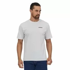 Patagonia M's P-6 Logo Responsibili-Tee -pyöräkauppa 77640 2 white