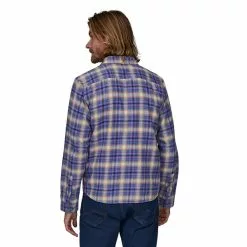 Patagonia M's L/S Cotton In Conversion LW Fjord Flannel Shirt -pyöräkauppa 77691 3 ombrevintageperennialpurple