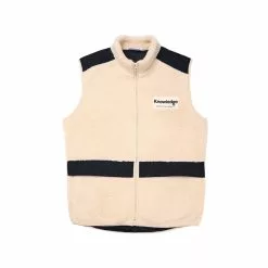 Knowledgecotton Apparel Teddy Fleece Hood Vest With Rib Stop - Grs/Vegan Peta 3 Knowledgecotton Apparel Teddy Fleece Hood Vest With Rib Stop - Grs/Vegan Peta -pyöräkauppa 78194 1 sand