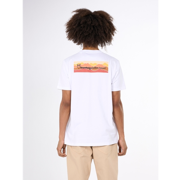 Knowledgecotton Apparel Regular Trademark Mountain Back Printed T-Shirt - Gots 8 Knowledgecotton Apparel Regular Trademark Mountain Back Printed T-Shirt - Gots - Image 8