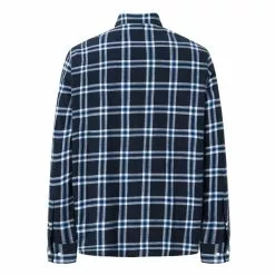Knowledgecotton Apparel Relaxed Indigo Checkered Shirt - Gots/Vegan 9 Knowledgecotton Apparel Relaxed Indigo Checkered Shirt - Gots/Vegan -pyöräkauppa 78211 2 navycheck