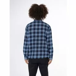 Knowledgecotton Apparel Relaxed Indigo Checkered Shirt - Gots/Vegan 15 Knowledgecotton Apparel Relaxed Indigo Checkered Shirt - Gots/Vegan -pyöräkauppa 78211 8 navycheck