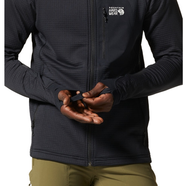 Mountain Hardwear Mens Polartec® Power Grid™ Full Zip Hoody 4 Mountain Hardwear Mens Polartec® Power Grid™ Full Zip Hoody - Image 4