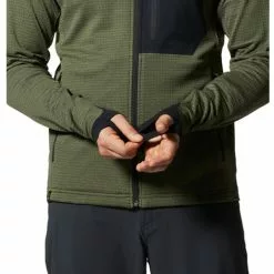 Mountain Hardwear Mens Polartec® Power Grid™ Full Zip Hoody 7 Mountain Hardwear Mens Polartec® Power Grid™ Full Zip Hoody -pyöräkauppa 78950 4 surplusgreenheather