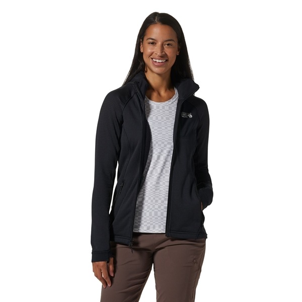 Mountain Hardwear Womens Polartec® Power Grid™ Full Zip Hoody 1 Mountain Hardwear Womens Polartec® Power Grid™ Full Zip Hoody