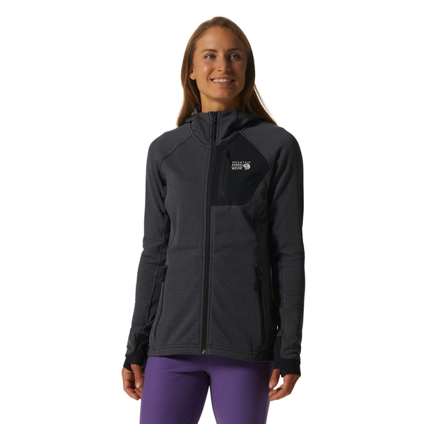 Mountain Hardwear Womens Polartec® Power Grid™ Full Zip Hoody 8 Mountain Hardwear Womens Polartec® Power Grid™ Full Zip Hoody - Image 8