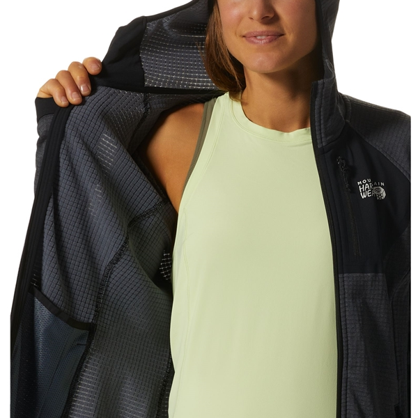 Mountain Hardwear Womens Polartec® Power Grid™ Full Zip Hoody 13 Mountain Hardwear Womens Polartec® Power Grid™ Full Zip Hoody - Image 13