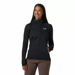 Mountain Hardwear Womens Polartec® Power Grid™ Full Zip Hoody 20 Mountain Hardwear Womens Polartec® Power Grid™ Full Zip Hoody -pyöräkauppa 78963 7 black