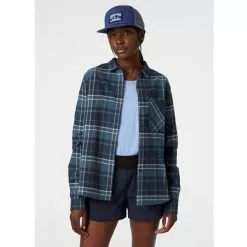 Helly Hansen W Lokka Organic Flannel LS Sht 9 Helly Hansen W Lokka Organic Flannel LS Sht -pyöräkauppa 79143 3 navyplaid