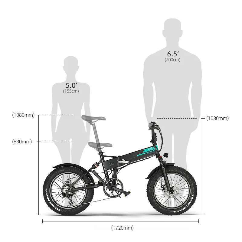 Electric Bicycle Fiido M1 Pro (48 V / 12.8 Ah), Foldable 5 Electric Bicycle Fiido M1 Pro (48 V / 12.8 Ah), Foldable - Image 5